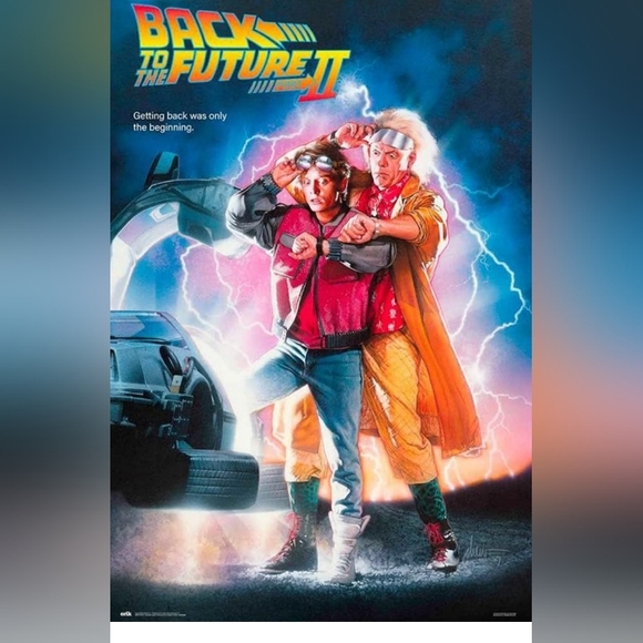 BRAND NEW!💯 BACK TO THE FUTURE NOVELTY NOTE WITH 4 GLOSSY POSTERS BUNDLE SET!🤩 - Picture 11 of 12